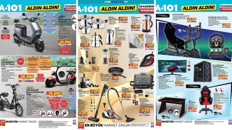 A101, 12 Haziran Perşembe günü başlayacak yeni aktüel kataloğunda yazın