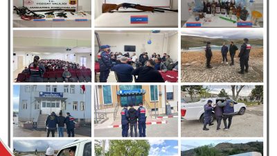 Yozgat İl Jandarma Komutanlığı, Mayıs 2025’te asayiş, kaçakçılık ve siber