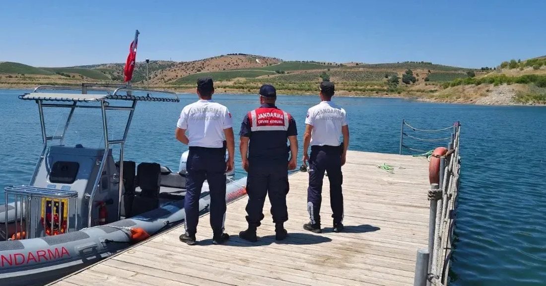 Yozgat İl Jandarma Komutanlığı, Çekerek ilçesindeki Süreyyabey Barajı çevresinde yasadışı