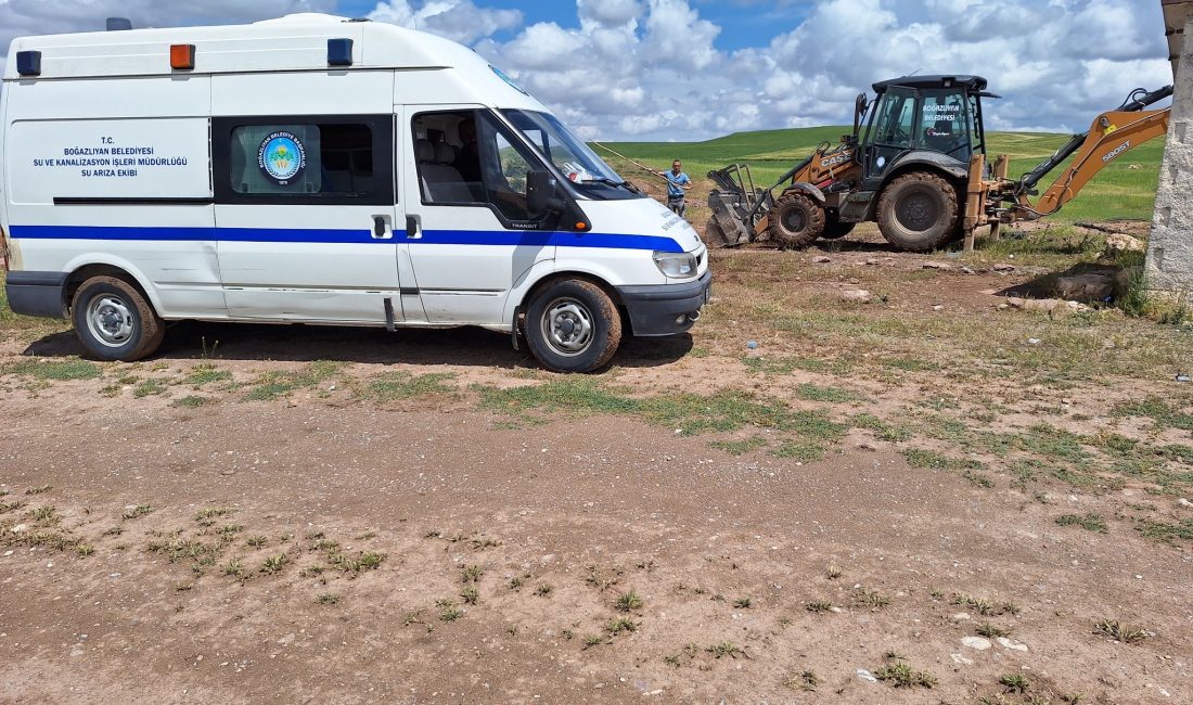 Başhoroz Köyü’nde yıllardır süren su sorunu, Boğazlıyan Belediyesi’nin desteğiyle adım