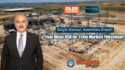 Boğazlıyan OSB’de trafo merkezi inşaatı hızla devam ediyor, enerji kapasitesi