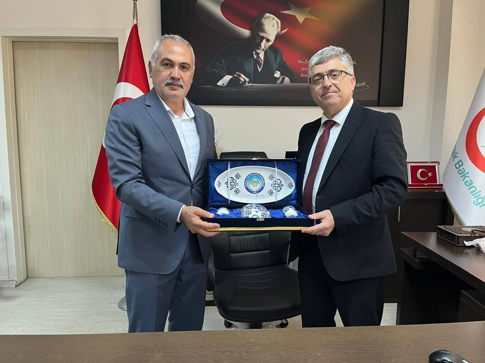 Boğazlıyan Belediye Başkanı Gökhan Coşar, Yozgat İl Sağlık Müdürü Mehmet