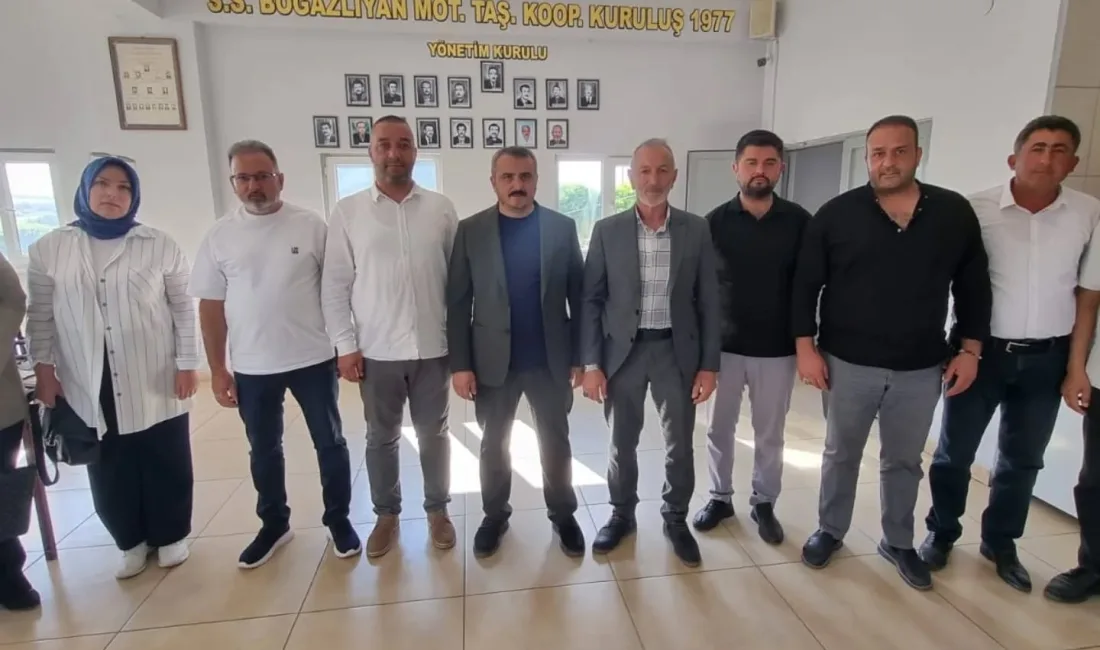 Boğazlıyan AK Parti İlçe Başkanı Hacı Yıldırım ve yönetimi, kamu