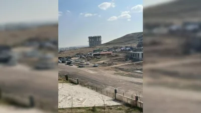 İnşaat halindeki apartmanın 4.  katından düşen 42 yaşındaki işçi