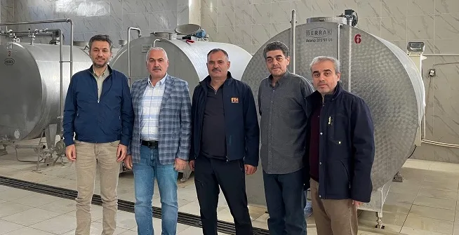 Boğazlıyan Belediye Başkanı Gökhan Coşar, Hatay Asi Künefeleri sahipleriyle birlikte