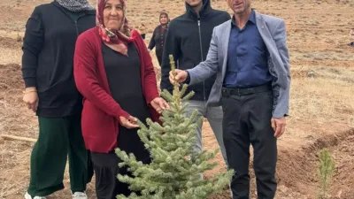 Boğazlıyan Kaymakamlığı öncülüğünde, 11 Kasım Milli Ağaçlandırma Günü kapsamında, Çalapverdi