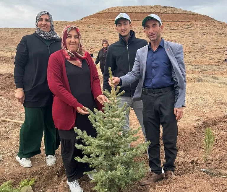Boğazlıyan Kaymakamlığı öncülüğünde, 11 Kasım Milli Ağaçlandırma Günü kapsamında, Çalapverdi