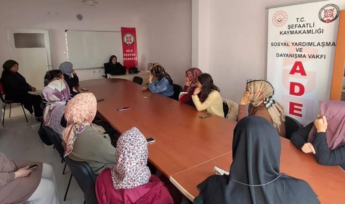 Şefaatli Kaymakamlığı Sosyal Yardımlaşma ve Dayanışma Vakfı'na bağlı Aile Destek