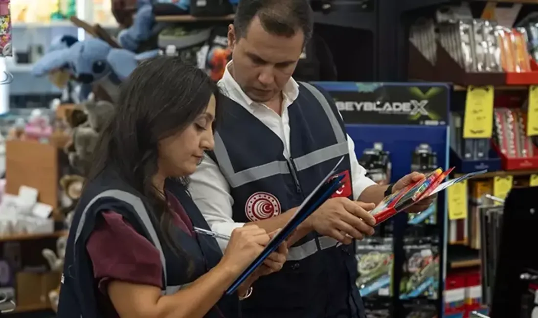 Ticaret Bakanlığı, yapılan denetimler sonucunda çocuklar ve tüketiciler için sağlık
