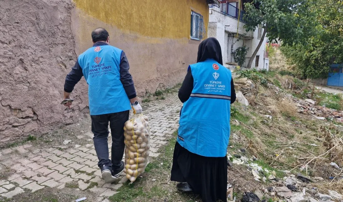 Türk Diyanet Vakfı Yozgat Şubesi, ihtiyaç sahibi ailelere yönelik yardımlarını