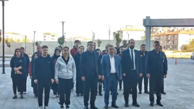 Yerköy Şehit Korgeneral Osman Erbaş Devlet Hastanesi bahçesinde, 10 Kasım