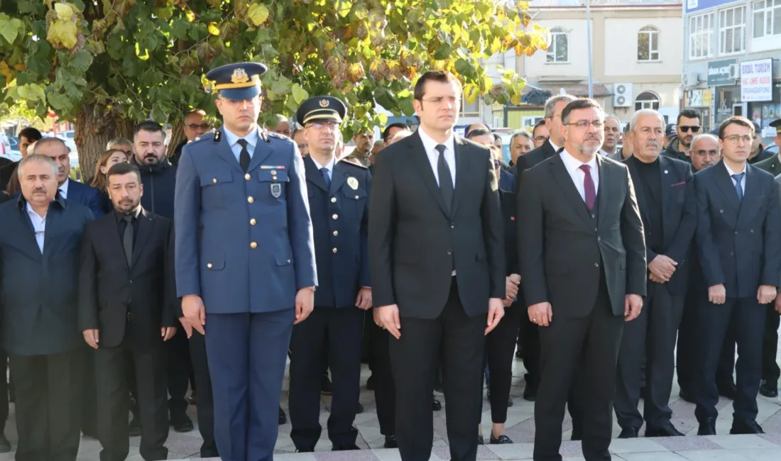 Yerköy’de Gazi Mustafa Kemal Atatürk, vefatının 87.  yıl dönümünde