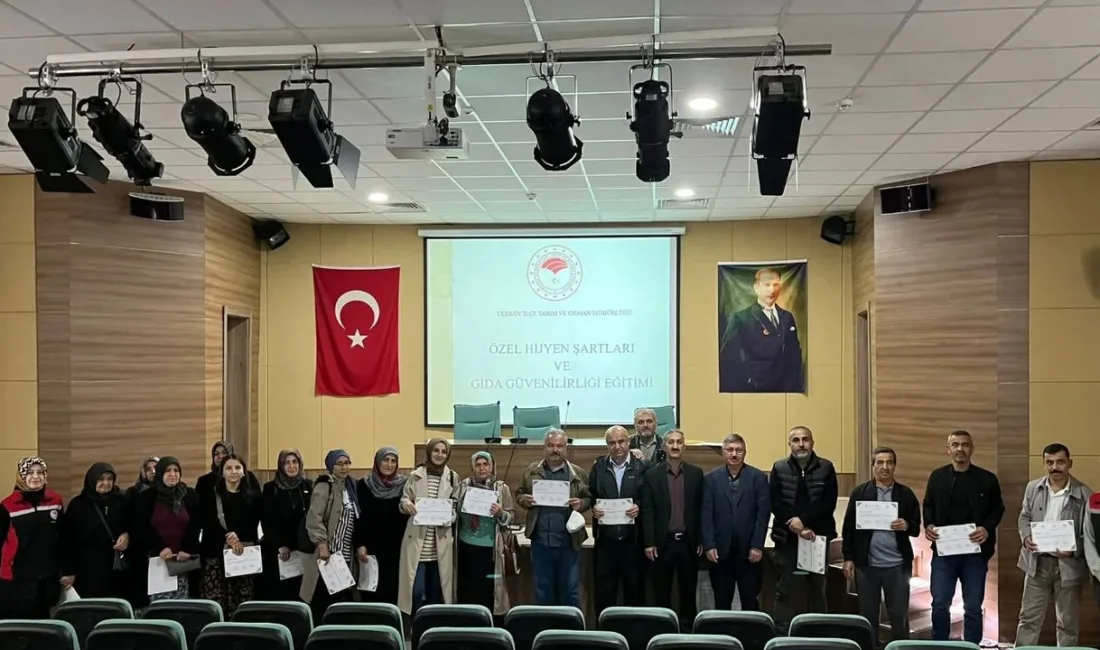 Yozgat'ın Yerköy ilçesinde, okul kantinlerinde gıda güvenliği ve hijyen konularında