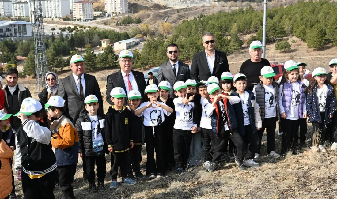 Yozgat Şehit Abdullah Bozkurt İlkokulu'nda, orman yangınlarına dikkat çekmek amacıyla