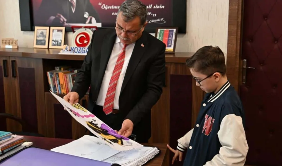 Yozgat Atatürk İlkokulu 4-A sınıfı öğrencisi Yakup Türkmen, 10 Kasım