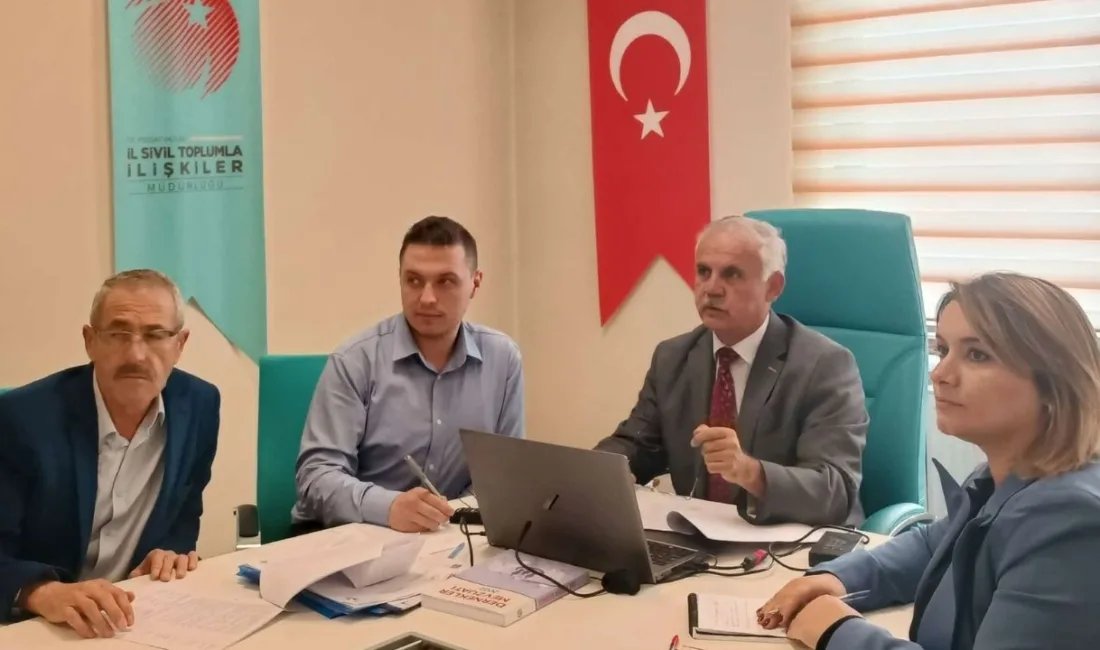 Yozgat İl Sivil Toplumla İlişkiler Müdürü Hakkı Yurtlu, dernek, sendika