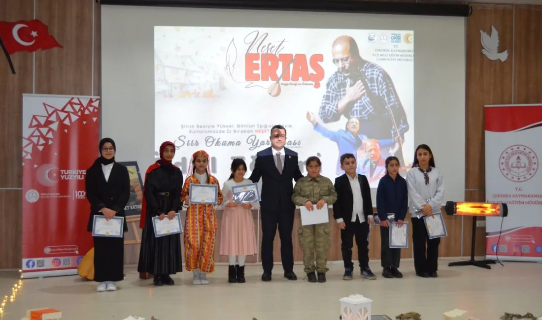 Çekerek İlçe Millî Eğitim Müdürlüğü'nün himayesinde, Cumhuriyet Ortaokulu Müdürlüğü tarafından