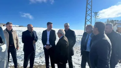 Sarıkaya Kaymakamı Mubin Demirkıran, köy ziyaretleri programı kapsamında ilçeye bağlı