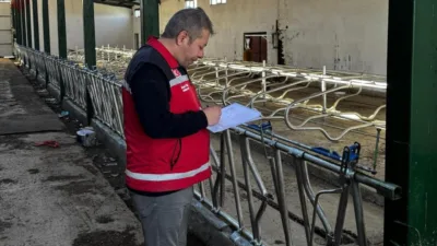 Yozgat'ın Sarıkaya ilçesinde, İlçe Tarım Müdürlüğü tarafından gerçekleştirilen denetimlerde hayvancılık