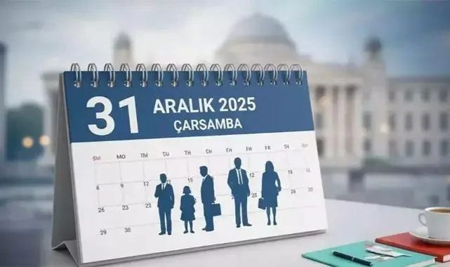 Yılbaşı tatili yalnızca 1 Ocak Perşembe günü olacak. 31 Aralık