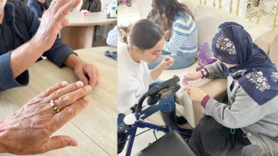 Yozgat Bozok Üniversitesi Sağlık Bilimleri Fakültesi Çocuk Gelişimi Bölümü öğrencileri,