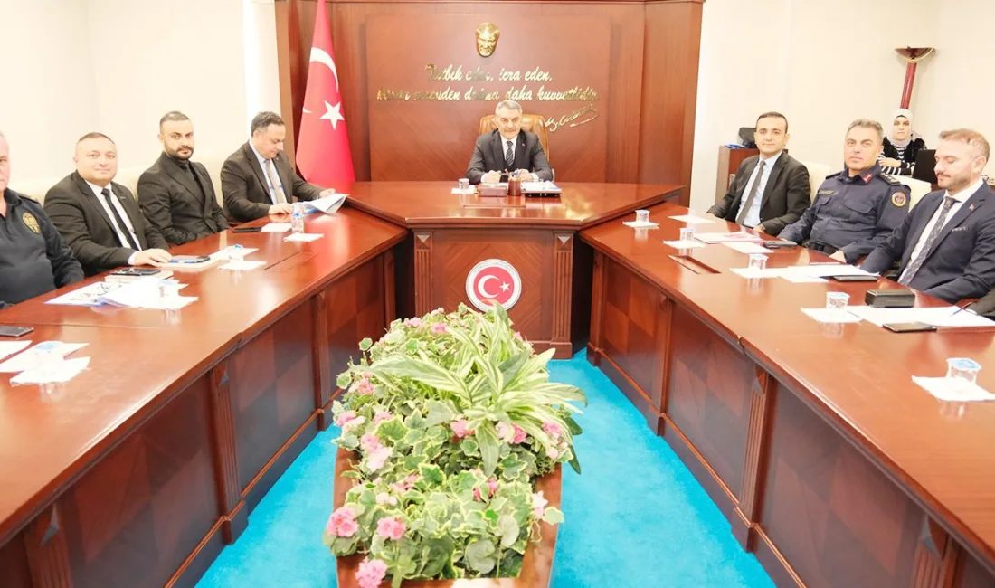 Bağımlılıkla Mücadele İl Koordinasyon Kurulu Toplantısı, Yozgat Valisi Mehmet Ali