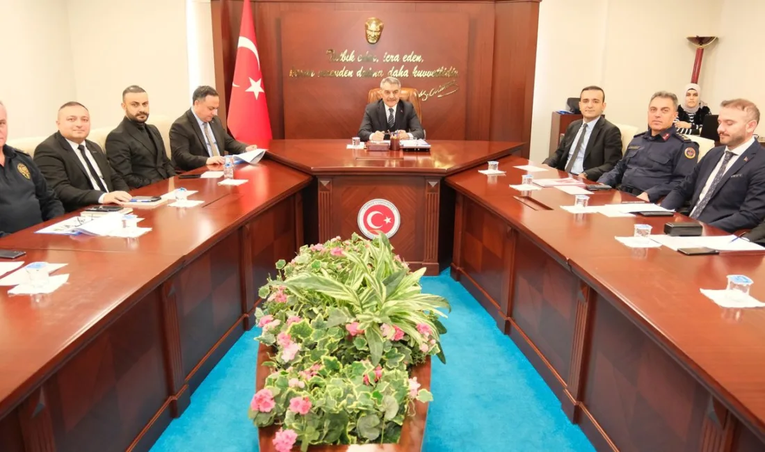 Yozgat'ta Bağımlılıkla Mücadele İl Koordinasyon Kurulu Toplantısı, Vali Mehmet Ali