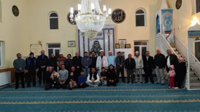 Yozgat'ın Sarıkaya ilçesinde ailelerin bir araya gelerek manevi ortamı paylaşmaları