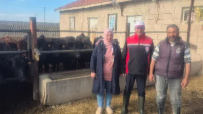 Tarım ve Orman Bakanlığının “Kırsalda Bereket Projesi” kapsamında, etçi ırk