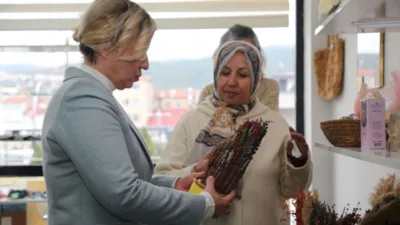 Yozgat Valisi Mehmet Ali Özkan’ın eşi Arzu Özkan, kadın girişimciliğini