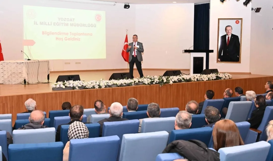 Yozgat İl Millî Eğitim Müdürlüğü, okul yöneticilerine ve Okul Aile