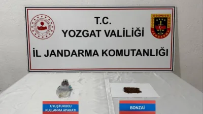 Yozgat İl Jandarma Komutanlığı ekiplerince yürütülen uyuşturucu ile mücadele çalışmaları