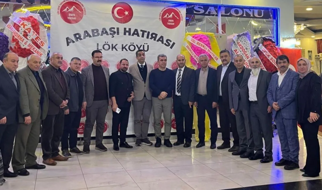 Ankara’da yaşayan Lök Köyü sakinleri, Etimesgut’ta düzenlenen Arabaşı Gecesi’nde bir