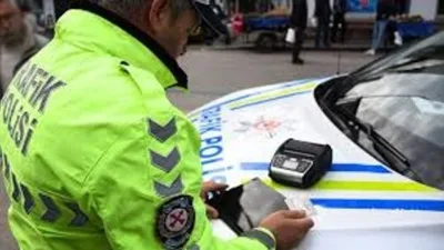 Yerköy İlçe Jandarma Komutanlığı Trafik Jandarması ekipleri, süresi dolmuş ehliyetiyle