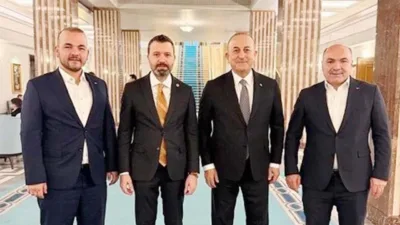 Yozgat’ın Uzunlu Belediye Başkanı Mustafa Uçar ve Yenipazar Belediye Başkanı