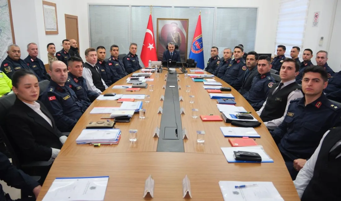 Yozgat İl Jandarma Komutanlığı, il genelinde yürütülen çalışmaların değerlendirildiği yılsonu