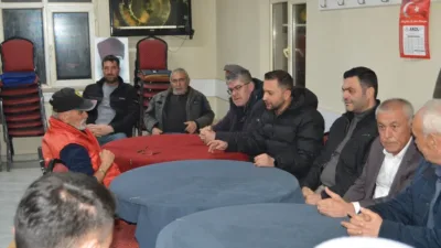 CHP Boğazlıyan İlçe Başkanı Mert Ertekin ve ekibi, Devecipınar Köyü'nde