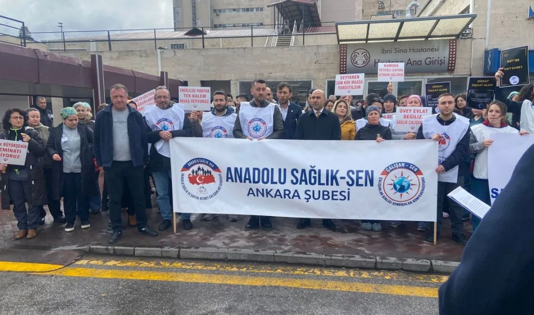 Anadolu Sağlık-Sen, Ankara Üniversitesi Hastanesi'nde yaşanan ciddi personel eksikliğini ve