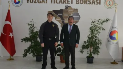 Yozgat İl Emniyet Müdürü Necmettin Koç, Yozgat Ticaret Borsası Yönetim