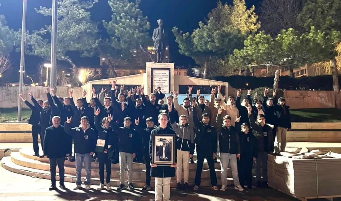 Yozgat'ta Ülkü Ocakları tarafından, Ülkücü şehit Fırat Yılmaz Çakıroğlu anısına