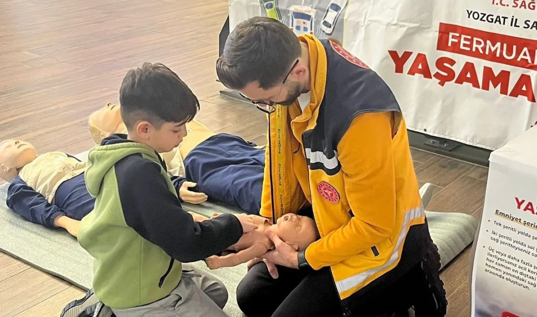 Yozgat İl Sağlık Müdürlüğü, toplumda ilk yardım bilincini artırmak amacıyla