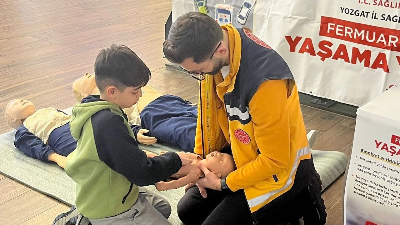 Yozgat İl Sağlık Müdürlüğü, toplumda ilk yardım bilincini artırmak amacıyla