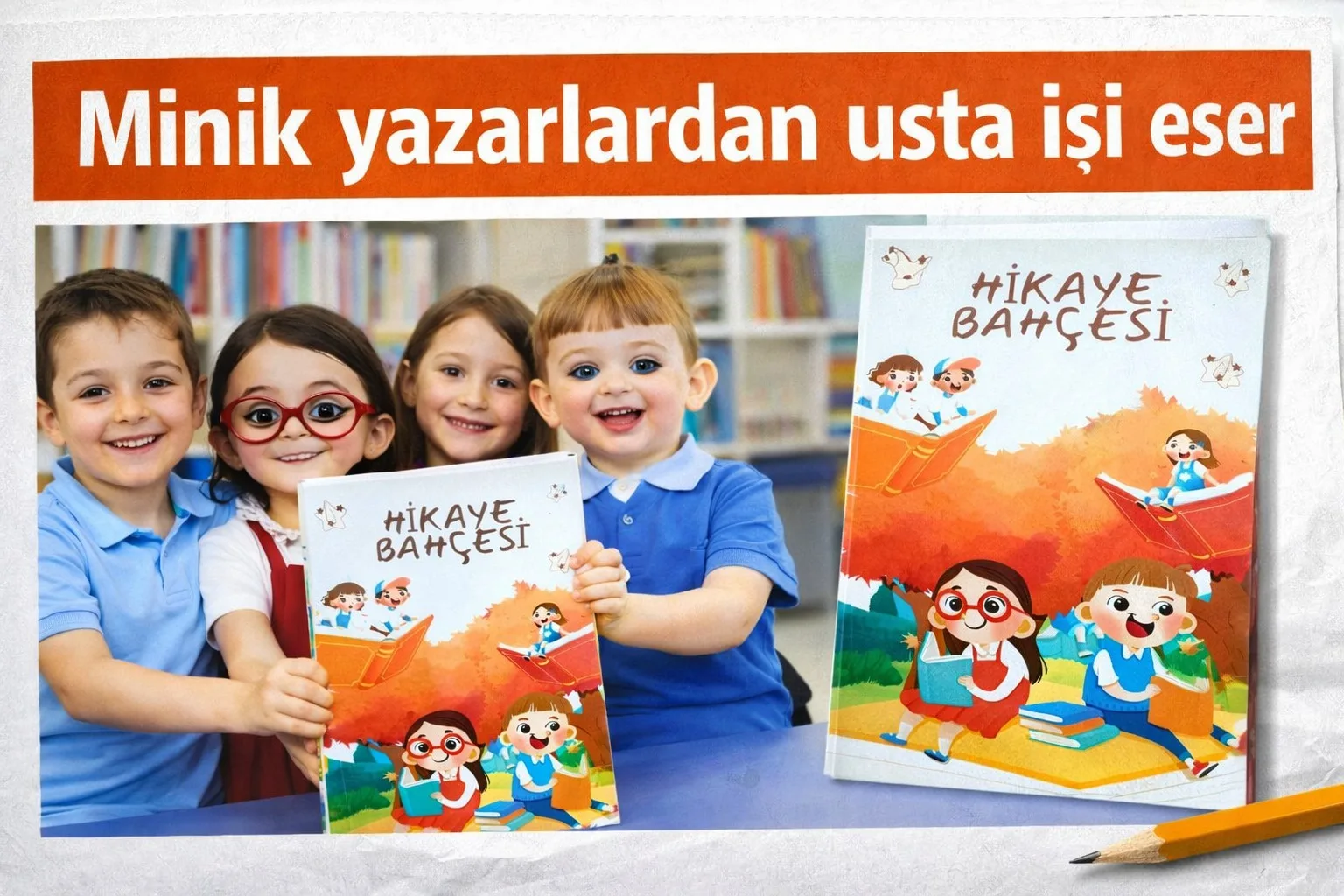 Sorgun Yunus Emre İlkokulu 4/A sınıfı öğrencilerinin kaleme aldığı hikayelerden