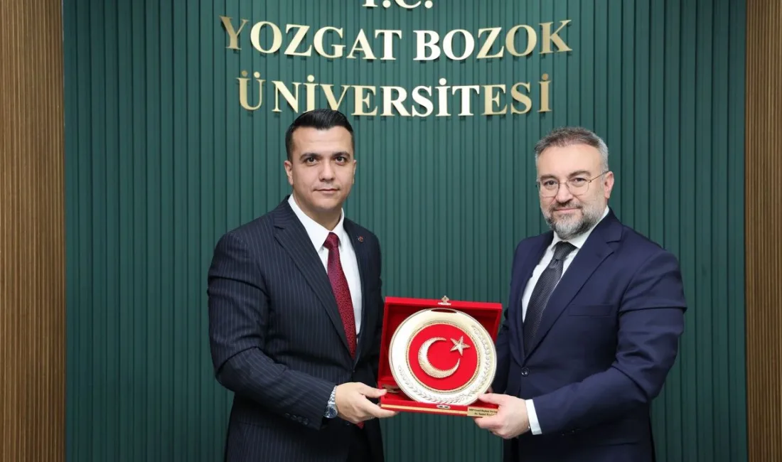 BBP Genel Başkan Yardımcısı Samet Bağcı, Bozok Üniversitesi Rektörü Prof.