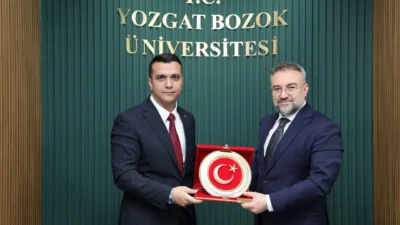 BBP Genel Başkan Yardımcısı Samet Bağcı, Bozok Üniversitesi Rektörü Prof.