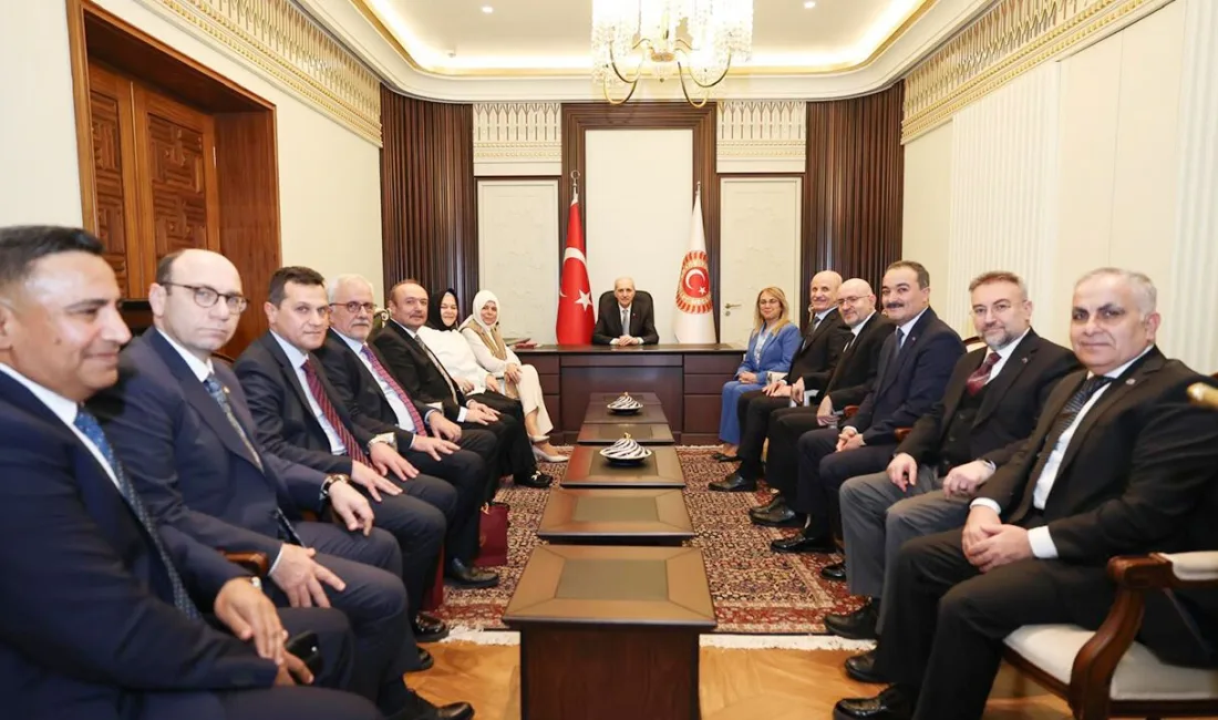 Türkiye Büyük Millet Meclisi Başkanı Numan Kurtulmuş'un ev sahipliğinde düzenlenen