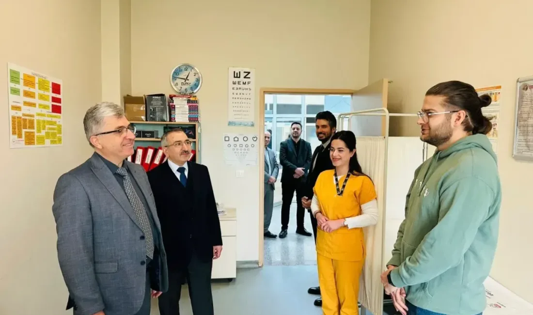 Yozgat İl Sağlık Müdürü Dr. Mehmet Akif Karaarslan, Kadışehri'ndeki sağlık