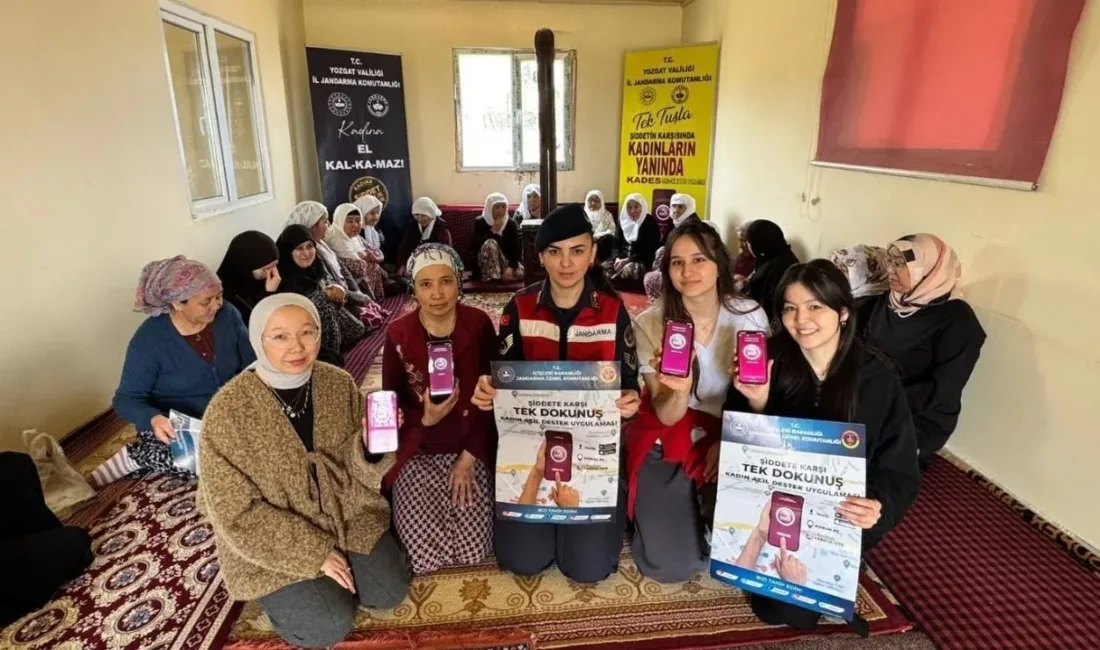 Yozgat İl Jandarma Komutanlığı, kadına yönelik şiddetin önlenmesi amacıyla KADES