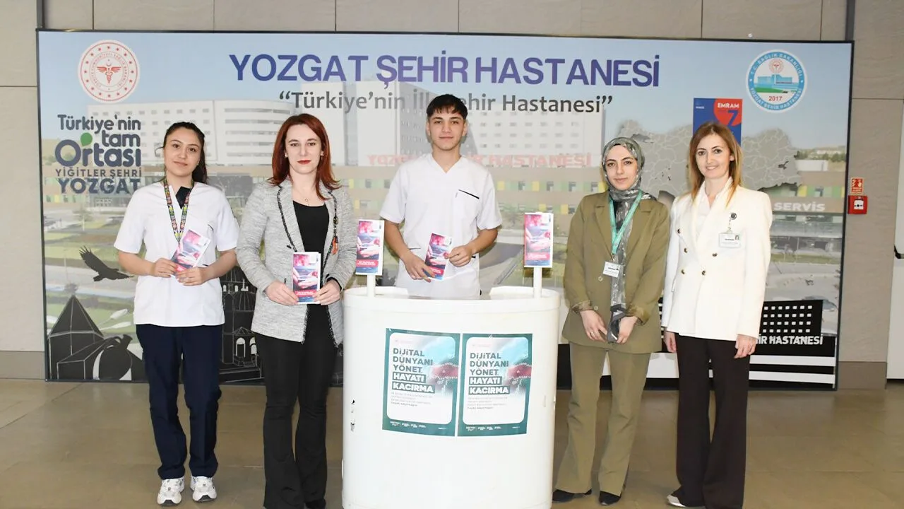 Yozgat Şehir Hastanesi, Ramazan ayı boyunca gerçekleştirdiği programda teknoloji bağımlılığına