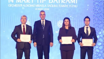 Yozgat’ın yılın hekimi ve sağlık personeli, İstanbul’da düzenlenen 14 Mart